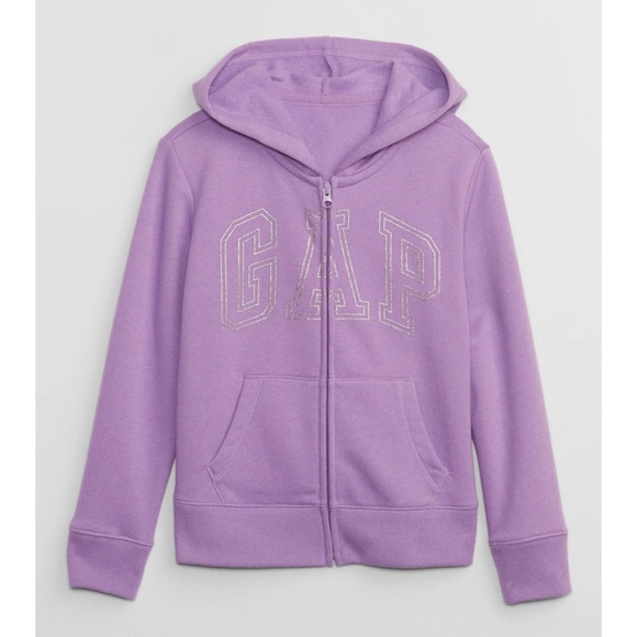 GAP Kids Set Sweatshirt Sweatpants Joggers Purple size 10 - Picture 1 of 9